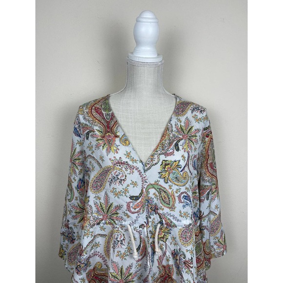 Zara Floral Blouse Top - Picture 2 of 7